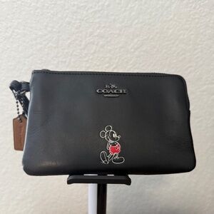 Coach Mickey Mouse wristlet
